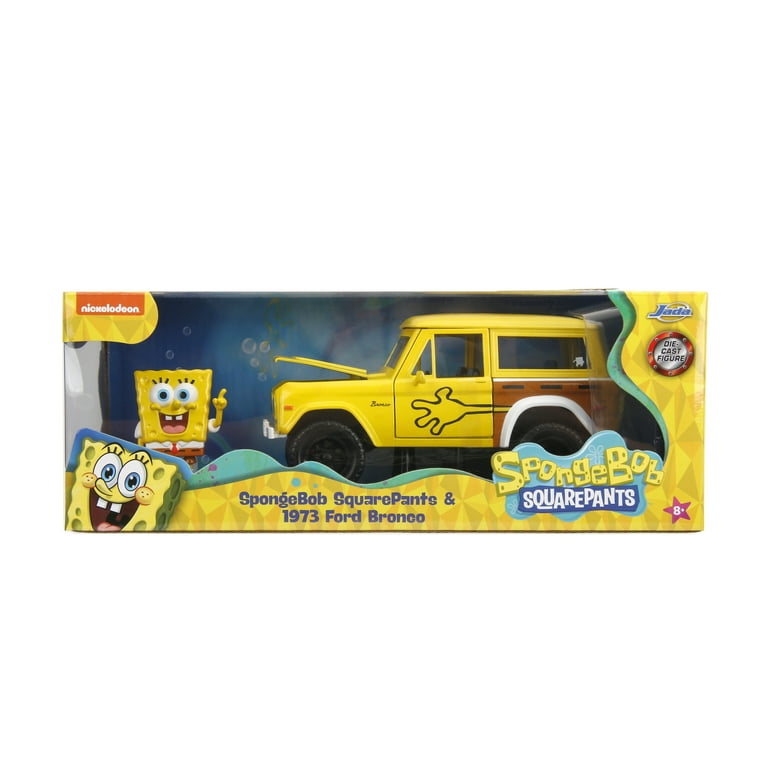 JADA スポンジ・ボブ SquarePants Ford Bronco Jada Toys Hollywood Rides 1:24 Scale Die-Cast 1972 Ford