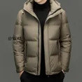 thumbnail image 4 of Chaqueta corta de plumón, chaquetas con capucha, ropa de diseñador para hombre, chaquetas acolchadas ligeras con relleno de plumón de pato, abrigo cálido de invierno para hombre, 4 of 5