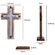 thumbnail image 4 of Cruz de madera para pared, cruz cristiana, cruz espiritual, religiosa, regalo con gancho para colgar en la pared o en la mesa, con bendición para la iglesia, decoración de la habitación del hogar,, 4 of 6