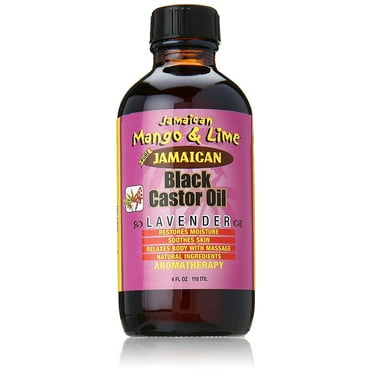 Jamaican Mango and Lime Jamaican Mango Lavender Black Castor Oil, 4 Oz, 2 Pack