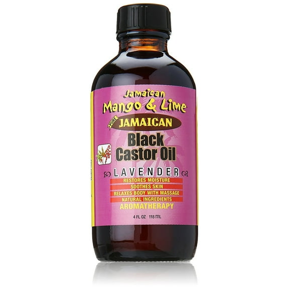 Jamaican Mango and Lime Jamaican Mango Lavender Black Castor Oil, 4 Oz
