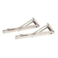 thumbnail image 4 of Triangular Folding Angle Bracket Thickened Stainless Steel L Shaped Folding Angle Support for Kitchen Bedroom, 4 of 10