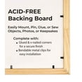 thumbnail image 7 of 14x28 Shadow Box Frame Light Brown Real Wood with a Black Acid-Free Backing | 3/4" of Usuable Depth, 7 of 7