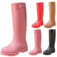 thumbnail image 4 of Women Stylish Rain Boots Waterproof Rubber Boots Durable Slip Resistant Muck Boots Tall Water Fishing Shoes Comfort Knee High Work Outdoor Gardening Farming, 4 of 4