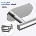 thumbnail image 4 of Toilet Roll Holder Self Adhesive, SUS 304 Stainless Steel Wall Mounted Toilet Paper Holder - No Drilling, 4 of 8