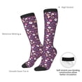 thumbnail image 4 of Susaid Cute Squirrel Floral Print Thermal Winter Socks for Men and Women, Warm Crew Hiking Socks, for Boots and Outdoor Activities, 4 of 6