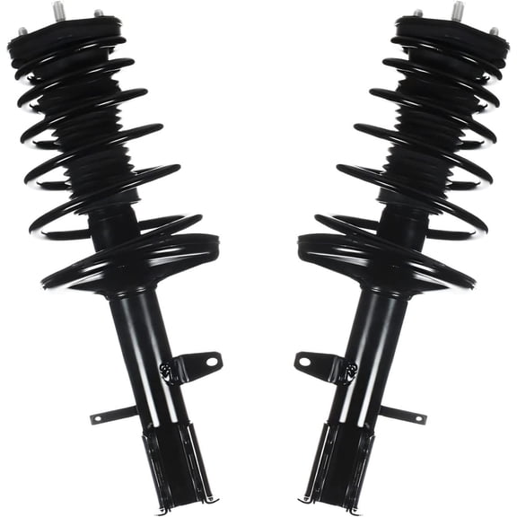 Detroit Axle - AWD Rear Struts w/Coil Spring Assembly Replacement for 2009 2010 2011 2012 Toyota Venza - 2pc Set