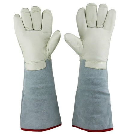 U.S. Solid LN2 Liquid Nitrogen Cryogenic Protective Gloves, 17.7"L 5.8"W