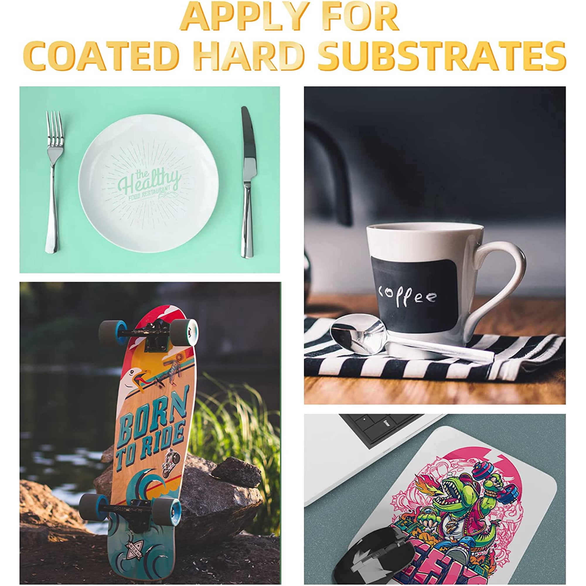 Bundle Kit 150 Sheets A-SUB Sublimation Paper 8.5x11 Inch 105gsm + A-SUB Sublimation Ink for Inkjet Printers ET-2803 4700 2800 4760 15000
