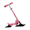 thumbnail image 1 of S SERENABLE Kids Snow Scooter Portable Conversion Adjustable Height Ski Skate Board Sled Rose Red, 1 of 9