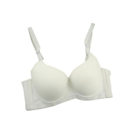 

Women Seamless Brassiere Lingerie Thin Push-Up Underwire Bra 36-42C D