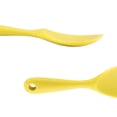 thumbnail image 3 of 8.7" Silicone Soup Ladle Spoon Wood Hand Restaurant Kitchen Scoop Utensil Cooking Supplies Yellow, 3 of 7