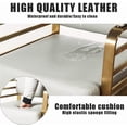 thumbnail image 3 of Sillon Silla Barberia Estetica 360° Moderna Tipo De Respaldo Fijo Gris Y Dorado Redonda, 3 of 6