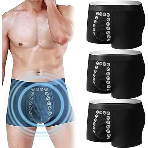 Men's Energetic Massage Magnetic Therapy Underwear, Energy Field Therapy Men's Underwear, Men Massage Boxer Brief,magnetic Therapy Underwear From,proplshove Underwear Magnetic