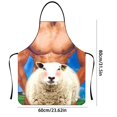 thumbnail image 2 of JMKQLZ Comedic Chef Apron with Muscle Design - Novelty Kitchen Apron for Cooking Enthusiasts with Comfortable and Durable Fabric, 2 of 3