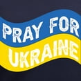 thumbnail image 3 of CafePress - Pray For Ukraine T Shirt - Women's V-Neck Dark T-Shirt, 3 of 4