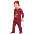 thumbnail image 5 of Intimo Baby Pajamas Set Footed Jammies Beanie Hogwarts House Gryffindor, 5 of 6
