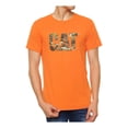 thumbnail image 3 of Playera Cat Hombre Caterpillar Logo Camuflaje Naranja Casual naranja XL, 3 of 7