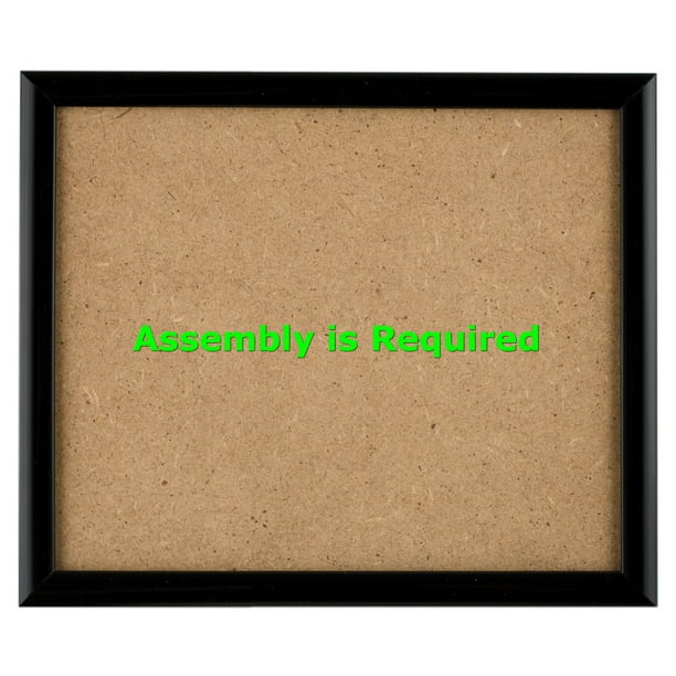 Quadro Frames 5x6 inch Picture Frame, Black, Style P3753/8 inch Wide