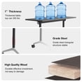 thumbnail image 5 of Conference Table 6ft,Folding Conference Room Table on Wheels,Mobile Flip Top Training Tables for Office,Meeting(4,Grey,47.2" D X 23.6" W X 29.5" H), 5 of 7
