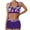 Purple, variant on FcBaudy Womens Swimsuits Two Piece Swimsuit for Women Bathing Suit for Women Women's Vintage Printed Swimwear Conservative Swimwear Women's Printed Beach Skirt Bikini Swimsuit Women Nylon Swimsuit