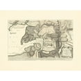 thumbnail image 2 of JEFFREYS 24x19 Gold Ornate Wood Framed with Double Matting Museum Art Print Titled - Shegnekto Bay French Forts and Settlements, 2 of 4