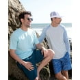 thumbnail image 4 of Real Essentials 4 Pack: Mens Long Sleeve Rash Guard Shirt Swimwear UPF 50+ Sun Protection Surf Top (Available in Big & Tall), 4 of 6