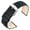 Black/Silver Buckle, variant on ANNEFIT Retro Watch Band 18mm, Crazy Horse Leather Watch Strap with Quick Release (Black)