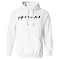 thumbnail image 1 of Friends Sweat à Capuche Unisexe Imprimé Lettre (SM, WHT), 1 of 1