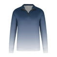 thumbnail image 4 of Blusa y camisa de manga larga con cuello alto para hombre, ropa deportiva para el hogar, pijamas, camiseta de color liso, blusa deportiva de poliéster para hombre, 4 of 4