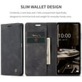 thumbnail image 3 of CaseMe Leather for Samsung Galaxy A15 4G/5G Case, Flip Wallet Leather Case with Card Holder Magnetic Closure Shockproof Kickstand Protective Phone Cases Cover for Samsung Galaxy A15 4G/5G 6.5-inch, 3 of 11
