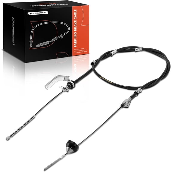 A-Premium Rear Passenger Side Parking Brake Cable Assembly Compatible with Toyota Models: Highlander 2001 2002 2003, FWD - Replace# 4642048070