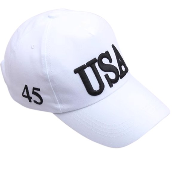 Baseball Cap Adjustable Size Outdoor Unisex USA American Flag Embroidery Hat