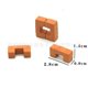 thumbnail image 1 of 20pcs Mini Bricks For Landscaping Miniature Tiny House Building Model Wall Bricks Crafts Realistic Fake Blocks For Garden Dollhouse Accessories, 1 of 3