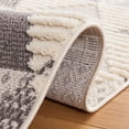 thumbnail image 5 of SAFAVIEH Urban Seachlann High Low Triangles with Fringe Area Rug, Grey/Ivory, 4' x 6', 5 of 8