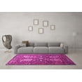 thumbnail image 3 of Ahgly Company Indoor Square Persian Purple Traditional Area Rugs, 8' Square, 3 of 4