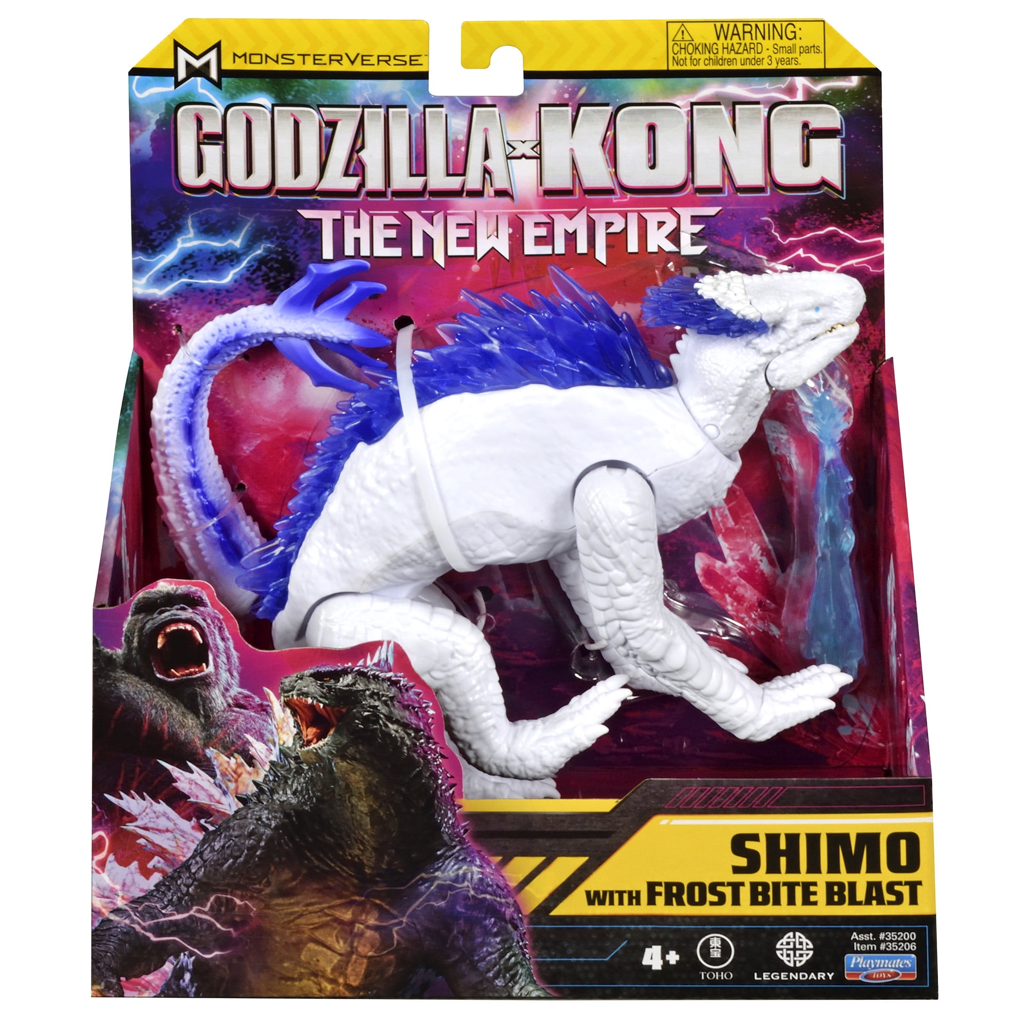 Godzilla vs. Kong Collectible Child Action Figure Plastic Multicolor 3 x 7.50 x 9 Inches 0.99 lb