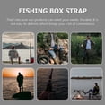 thumbnail image 2 of YUNLIGHTS Comfortable Fishing Box Shoulder Strap Black Polyester Adjustable Design, 2 of 6