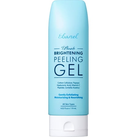 Ebanel Exfoliating Face Scrub Peeling Gel, Brightening Moisturizing Cleanser, Dead Skin Remover for Face, Exfoliating Facial Wash with Vitamin C & E
