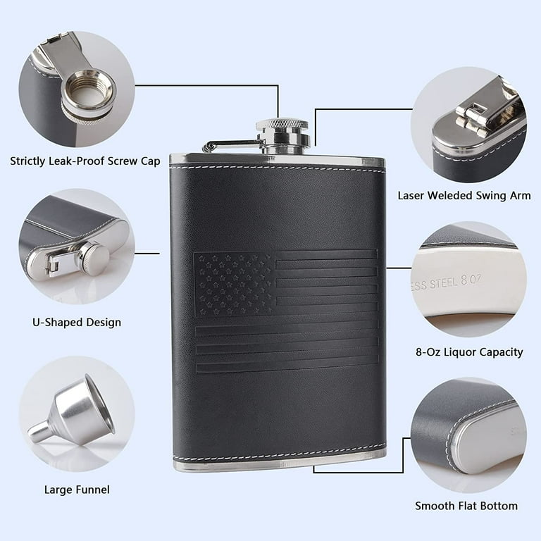 8oz Decorative Design Stainless Steel Flask 8oz Decorative Design Stainless Steel Flask
