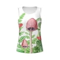 thumbnail image 4 of Haiem Amanita Fly Agaric Workout Tank Tops for Women, Athletic Sports Slim-Fit Tank Tops, Compression Sleeveless Dry Fit Shirts,Athletic Shirt-Medium, 4 of 9