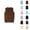 Brown, variant on Women's Vest Top Sleeveless Sweater for Layering Under Blazers and Coats Style School Sweater Vest For Women Vintage Knitted Sleeveless Top Ideal For Casual Wear And School Days