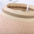 thumbnail image 4 of LinYooLi Simple Straw Hat Travel Cap Sun Visor Hat, 4 of 7
