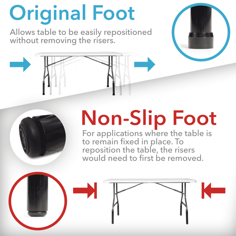 Buy Lift Your Table® Folding Table Risers - Counter Height (Original