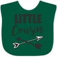 thumbnail image 3 of Inktastic Little Cousin with Arrows Boys or Girls Baby Bib, 3 of 4