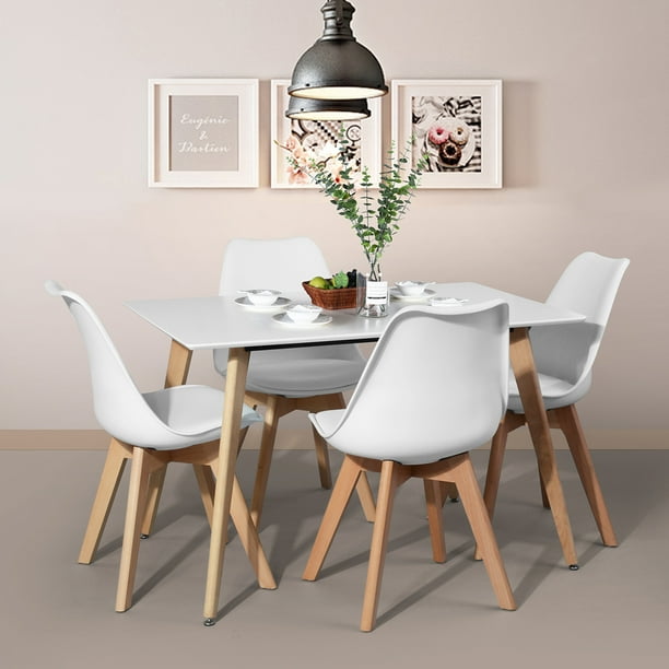 Furniture R Table de Salle à Manger Rectangulaire Moderne Loisirs Table à Thé en Bois