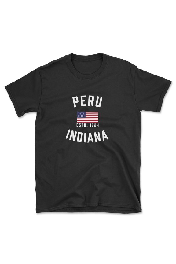 Peru Indiana Patriot Men's Cotton T-Shirt
