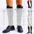 thumbnail image 3 of Women’s Full Lace Up Knee High Combat Boots, Round Toe Low Flat Heel Leather Tall Boots, Side Zipper Moto Riding Shoes Black 7(39), 3 of 9