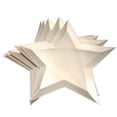 thumbnail image 2 of Platos de papel desechables de 8 piezas Suministros de de de papel en apariencia de estrella Oro BLESIY Placas de papel desechables, 2 of 8