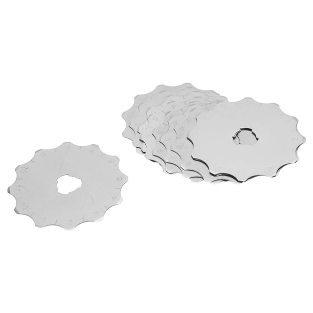 Rotary Cutter Blades,10Pcs Rotary Cutter Blades Fabric Paper Cutters Blades Sewing Rotary Blades Rugged and Tough